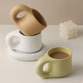 Fashion Ins Style Creative Nordic Ceramic Mugs With Thick Handle