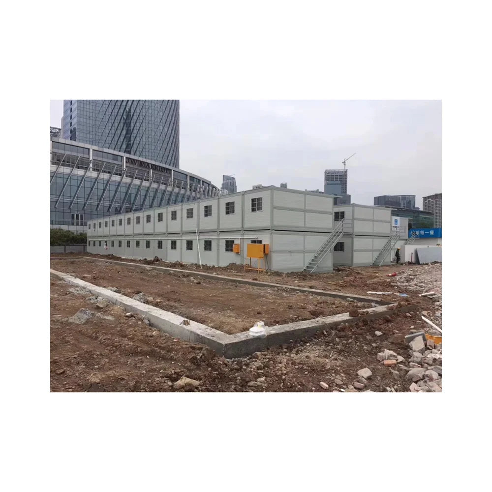20ft Panama Habitable Prefabricated Houses Cheap Folding Container House for Living