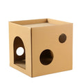 Cheap Cardboard Cat House Corrugated Pet House Bed