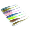 Selco Mykt Agn Zacht Aas Seabass Shad Lure Twin Forked V Tail Soft Vibe Lure Plastic Bass Fishing Lures Soft