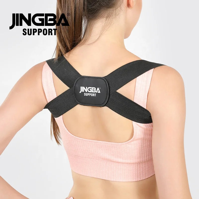 JINGBA Factory Price Elastic Lightweight Hunchback Straightener Work Back Support Sitting Posture Corrector for Men and Women