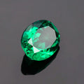 Lab Created Oval Cut Synthetic Gemstone with Inclusion and Ice Crack for Hydrothermal Emerald Ring Emerald Stone