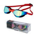 AMZ Hot Silicone Professional Waterproof Electroplate Anti-fog Swim Glasses UV Men Women Eyewear Swimming Goggles with Case