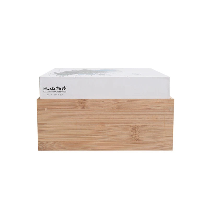 Custom Luxury Gift Tea    Wooden Box Packaging with  Custom Printing Cover Wooden Gift Box
