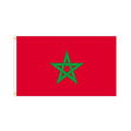 Qatar World 2022 Football Flags Digital Printing Moorish Marokko Moroccan Morocco Flag of Morocco