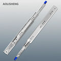 AOLISHENG Heavy Duty Triple Extension Ball Bearing Locking Drawer Slide 120kg Load Capacity Adjustable Easy Kitchen Dining