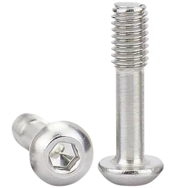 SS Allen Hexagon Socket Stainless Steel Pan Button Head Bolts ISO Anti-Loosening Captive Panel Screws Fasteners Box Inch Metric
