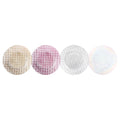 Wholesale Luxury Rose Pattern Glass Charger Dishes 13-Inch Wedding Decorative Plate in Rose Gold Silver Gold Color for Wedding