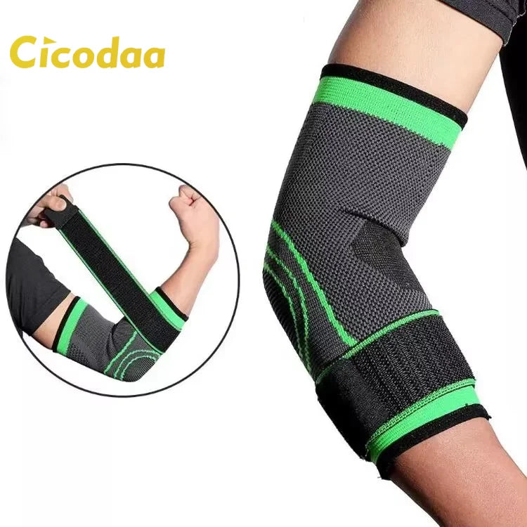 Sports Nylon Elbow Brace Elbow Guard Compression Support Elbow Brace Sleeve