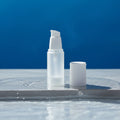 Luxury 15ml-100ml Refillable Frosted PP Plastic Bottles Airless Vacuum Pump Customizable Cosmetic Serum Lotion Shampoo Wigs