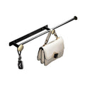 Bathroom Single Towel Rack Holder Wall-Mounted Matte Black Stainless Steel Heated Towel Bar