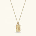 LOZRUNVE 925 Sterling Silver Fashion 14k Gold Minimal Sun Pendant Necklace Wholesale