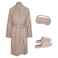 2026 Custom Designer Logo Robe Lounge Wear Femme Women Luxury Knitted Cardigan Warm Polyester Cotton Robe Women With Belt