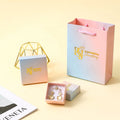 2024 A1 Custom Logo Printed Embossed/Debossed CMYK/Pantone Color Paper Packaging Gift Box for Earring Ring Jewelry Storage