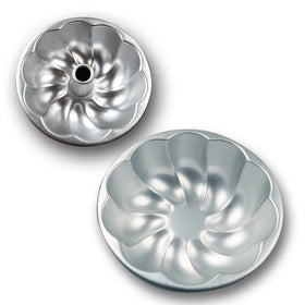 H706 Curved Chrysanthemum Cake Mold Chimney Bread Mold Circular Core Pulling Pudding Aluminum Cake Mold