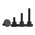 Stainless Steel Black M3/M4/M5/M6/M8/M10 Metric Knurled Knobs Thumb Screw Twist GB834 High Step Head Hand Tighten Adjusted Bolt