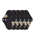 Print Designs Women Menstrual Bamboo Charcoal Pads Women Reusable Sanitary Pads Sanitary Napkin Manufacturers OEM Washable