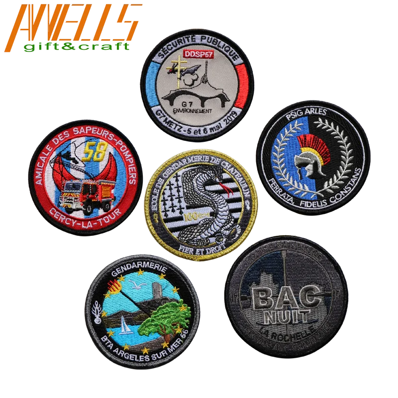 France BAC Security Sapeurs Pomiers French Patrol International GSP LENS Indianapolis Fire Shoulder Embroidery Patch MegaBDM