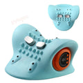 Portable Electric Neck Relaxer Shiatsu Heating Chiropractic Pillow Targeted Shoulder Massager Shoulder Relaxer Cervical