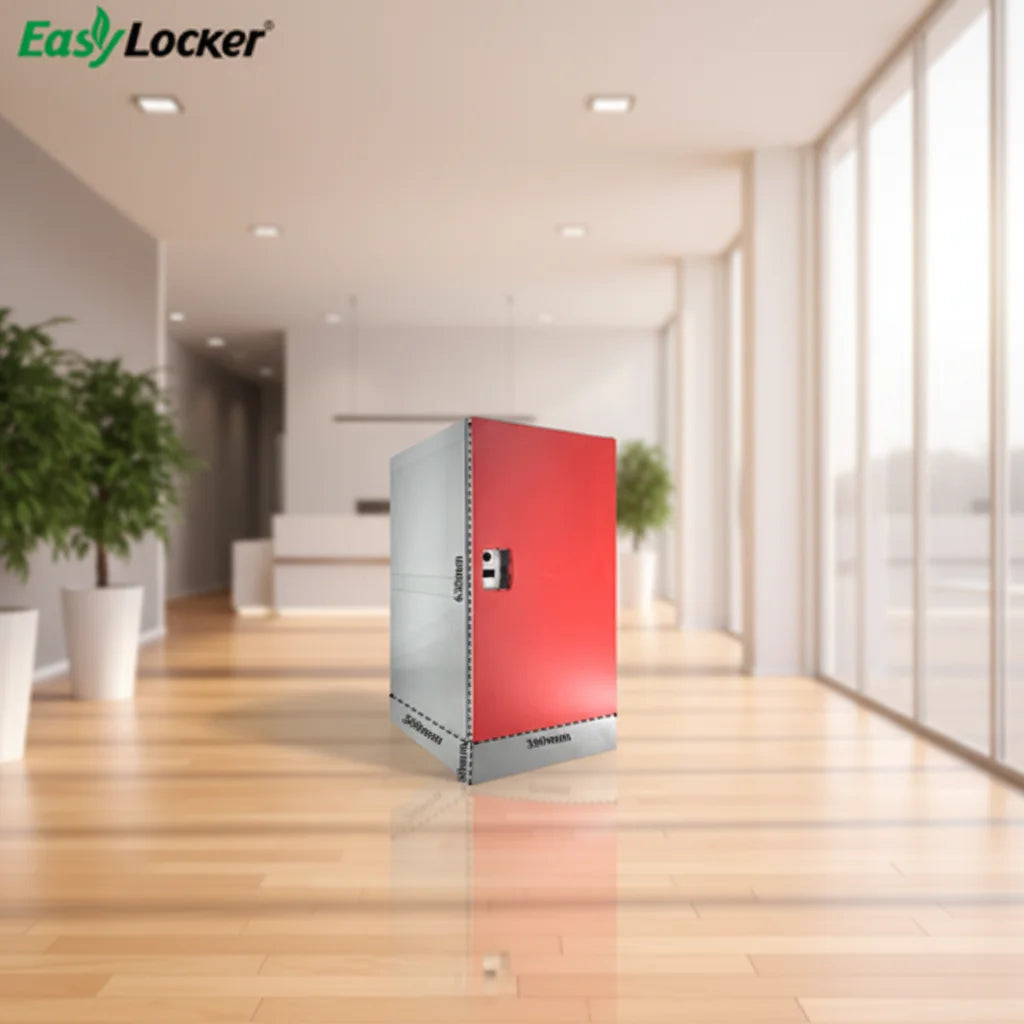 Red School Locker ABS Plastic Locker Colorful Parcel Locker Factory Price Waterproof