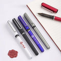 High End Spray Paint Signature Neutral Pen Customized logo Advertising Pen Black Business Gift Pen Office Stationery
