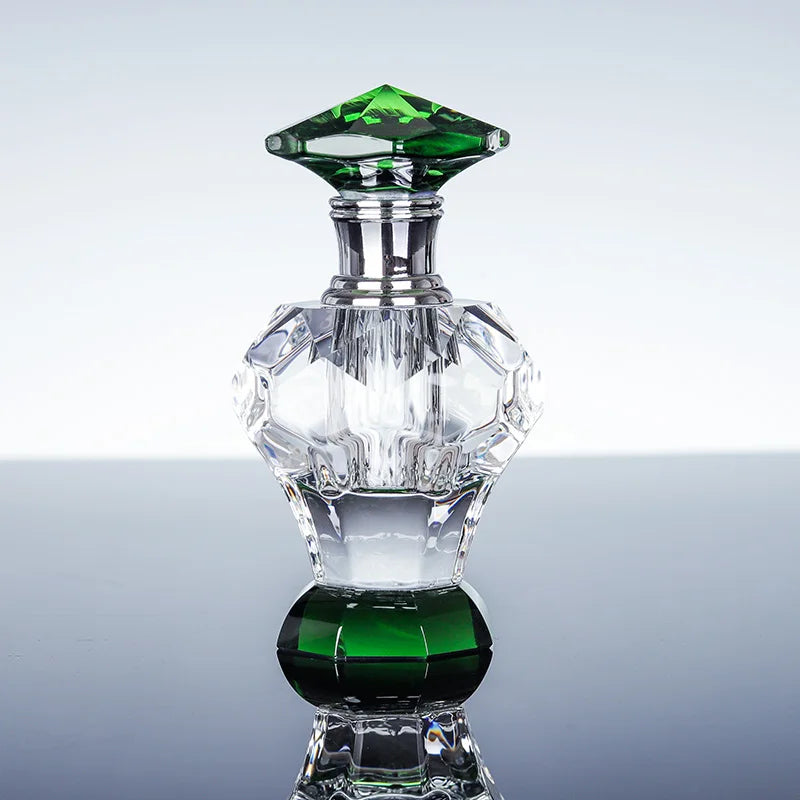 Wholesale 3ml Crystal Perfume Bottle for Essential Oud Oil Small Empty Refillable Dubai Model with Engraving Gifts Home Decor