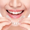 Custom Transparent Dental Teeth Whitening Mouth Pieces Gum Shields Food Grade Silicone/TPR/EVA Material CE Certified Commercial