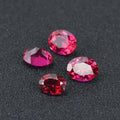 Xingyue Wholesale Loose Gemstone Oval Lab Grown Ruby 1carat Synthetic Ruby Stone for Jewelry Making