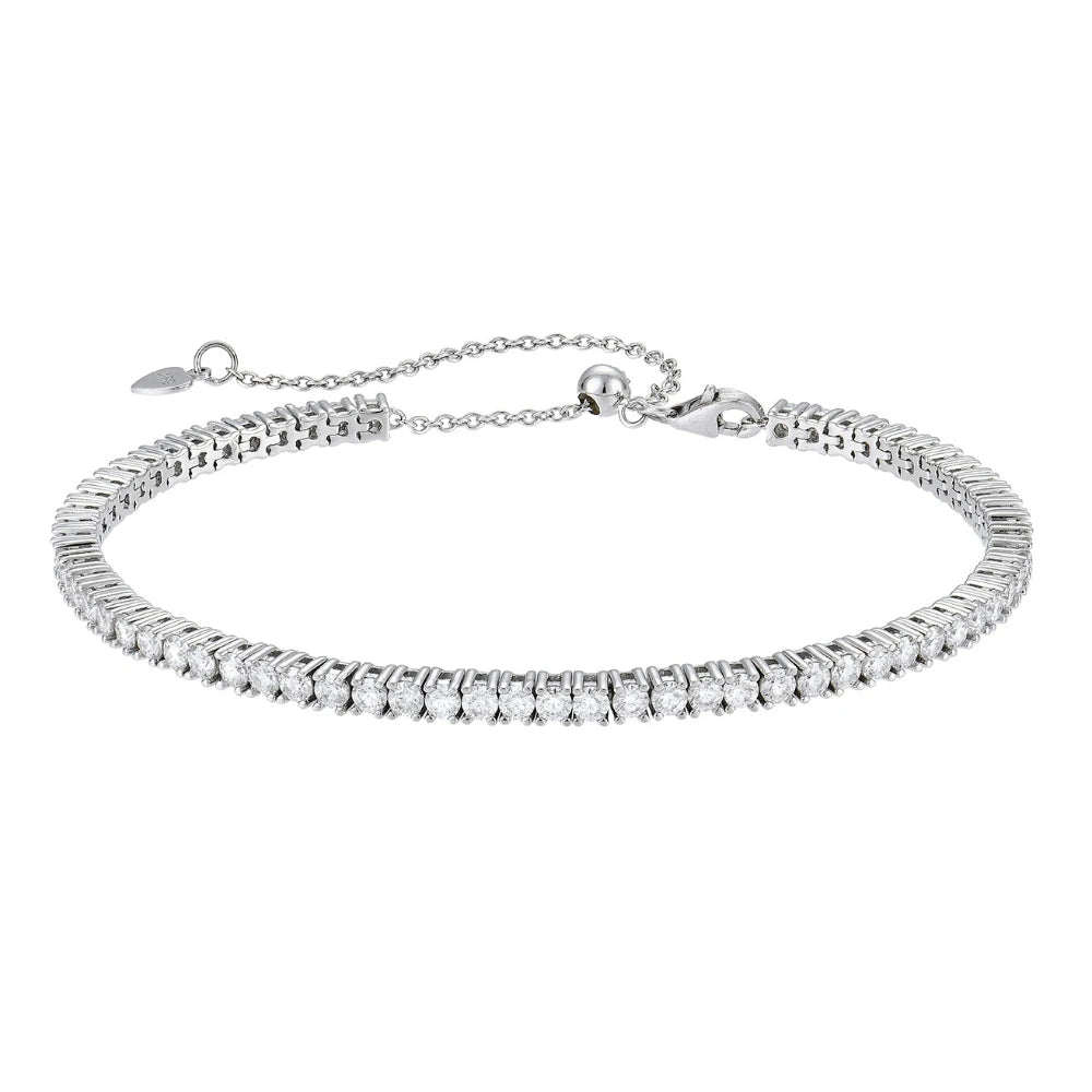 New Arrivals Moissanite Tennis Bracelet Custom 925 Sterling Silver Bracelet Jewelry