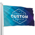 Custom Polyester Beach Flag Any Size Sided Flag Embroidered All Countries Sublimationflags with Print Flag Advertising