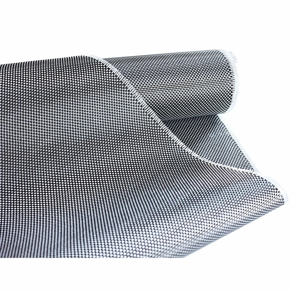 6K 430gsm Carbon-Glass Hybrid Fabric Woven Abrasion-Resistant Lightweight for Car Shoes Accessories Bag Luggage Outdoor Industry