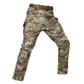 Men's Waterproof Softshell Tactical Pants CP Color Fans Hiking Hunting Trousers Multi Pockets Cargo Winter Pant