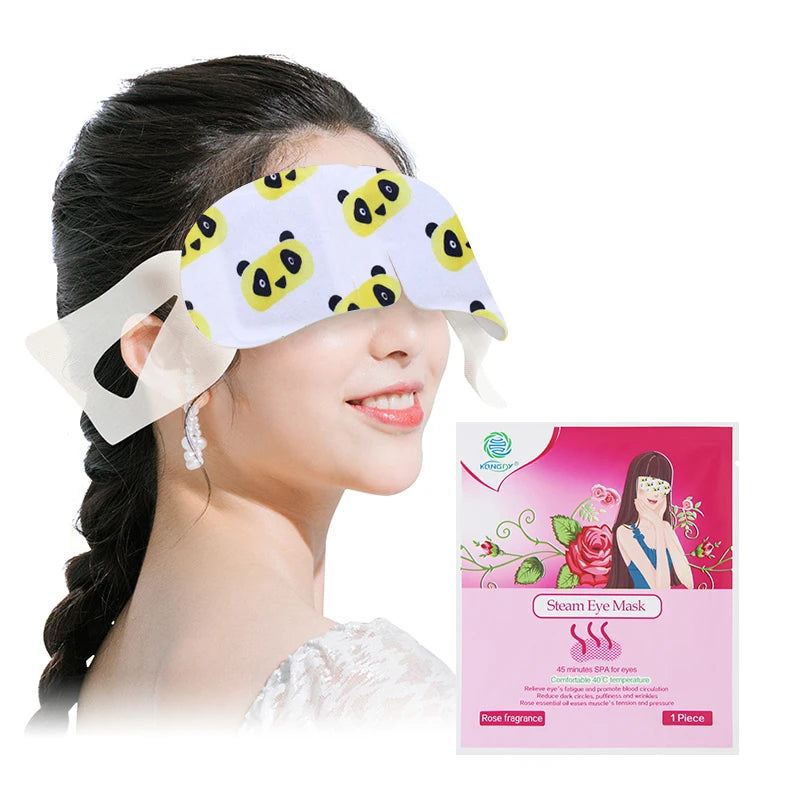 CE Approved New Arrival Anti Puffiness Anti Dark Circle Steam Spa Eye Massage Mask With Samples Available