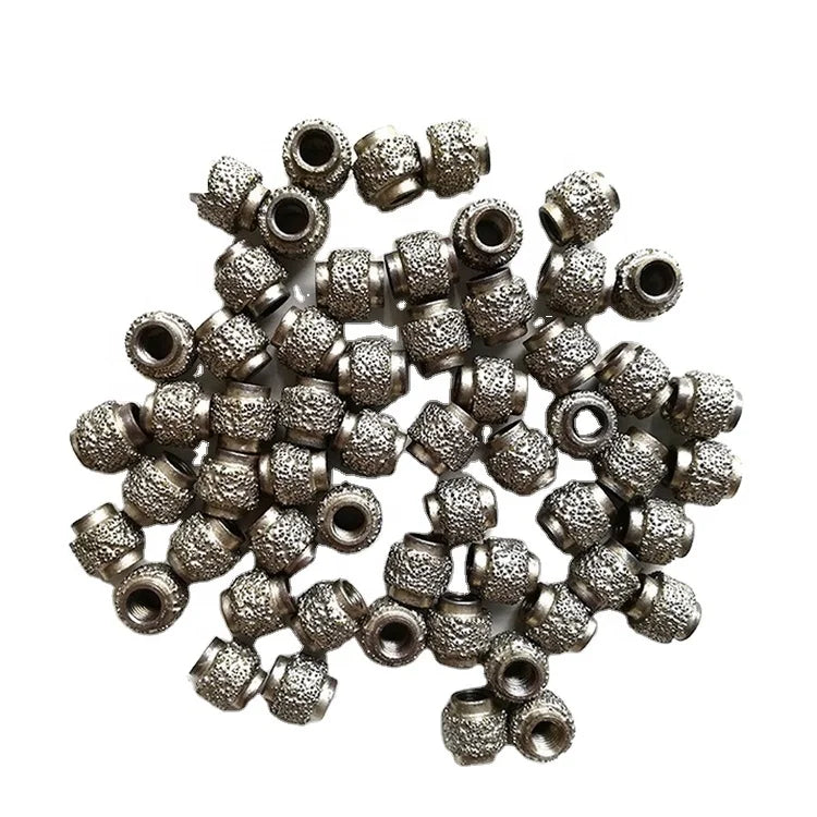 Vacuum Brazed Beads for Marble Quarry and Block Diamond Wire Saw Cutting