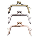 For Deepeel MHD069 14cm Luxury Bag Frames with Closure Hardware Replacement Handbag Handles Crossbody Kiss Lock Clutch Bag Frame