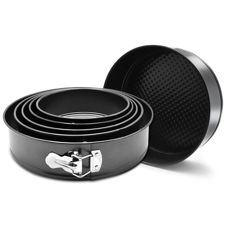 Food Grade Removable Non-Stick Carbon Steel Cake Pan with Various Size for Kitchen Cake/Chiffon/Mousse Cake Baking Pan