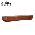 Zhida Factory Customized Durable Modern Walnut Colour Wooden TV Stand Cabinet Furniture for Living Room Bedroom & School Use