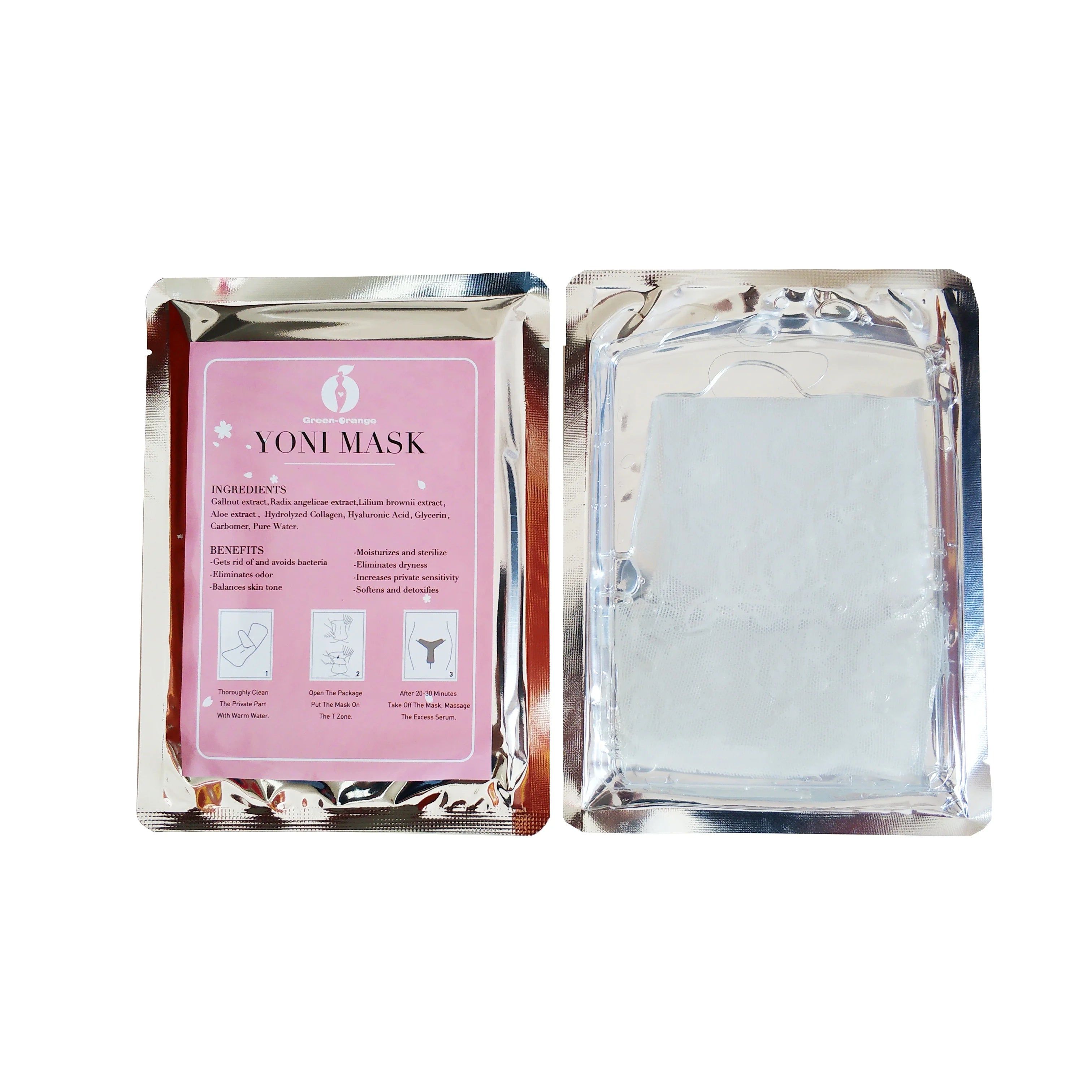 Wholesale OEM Feminine Hygiene Products Beauty Salon Yoni-Masks Moisturizing Whitening Brightening Vaginal Care for Women