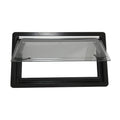 900x450mm Right Angle Double Glazed Acrylic Windows with Roller Blind and Fly Net Caravan New Strong RV Window Factory