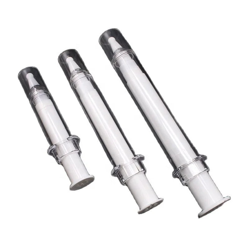 5 10 20ml Essence/Eye Cream Syringe Tube Bottle White Disposable Hyaluronic Acid/Collagen Luer Lock Syringe Cosmetic Container