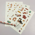 Waterproof Eco-friendly Adhesive Vinyl Label Logo Cartoon Kiss Cut Sticker Vinyl Custom Printing Die Cut Sticker Sheet 100pcs