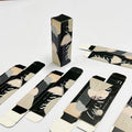 Gradient Lipstick Tubes Packaging Lip Liner Set Kits Lip Gloss Custom Box Black Cosmetic Box Offset Printing Coated Paper Accept