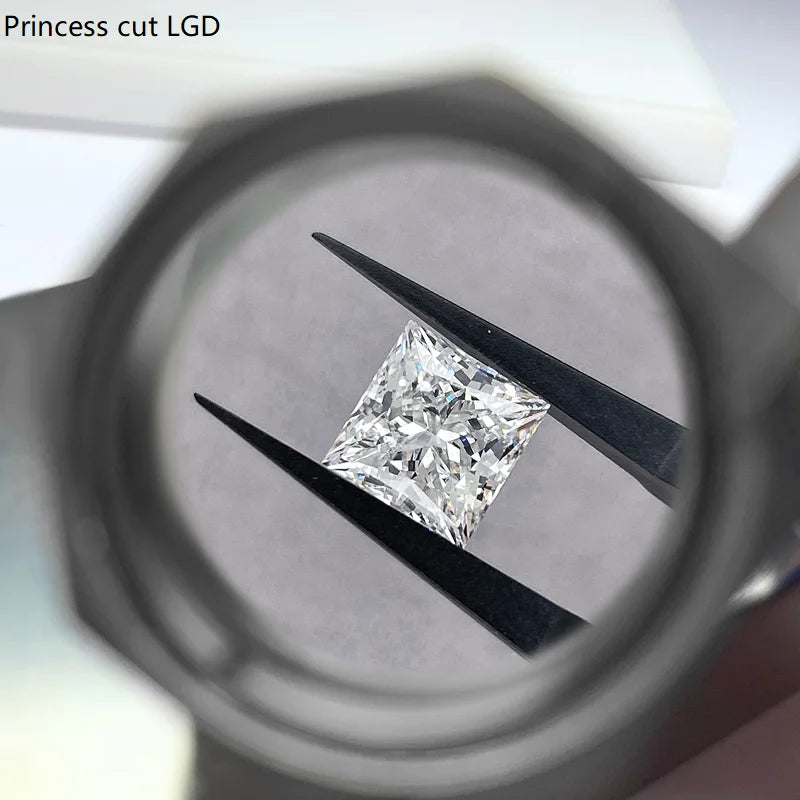 Starsgem Hpht Melee Loose Wholesale Fancy Shaped Princess 4x4 Def Vs Lab Grown Diamonds