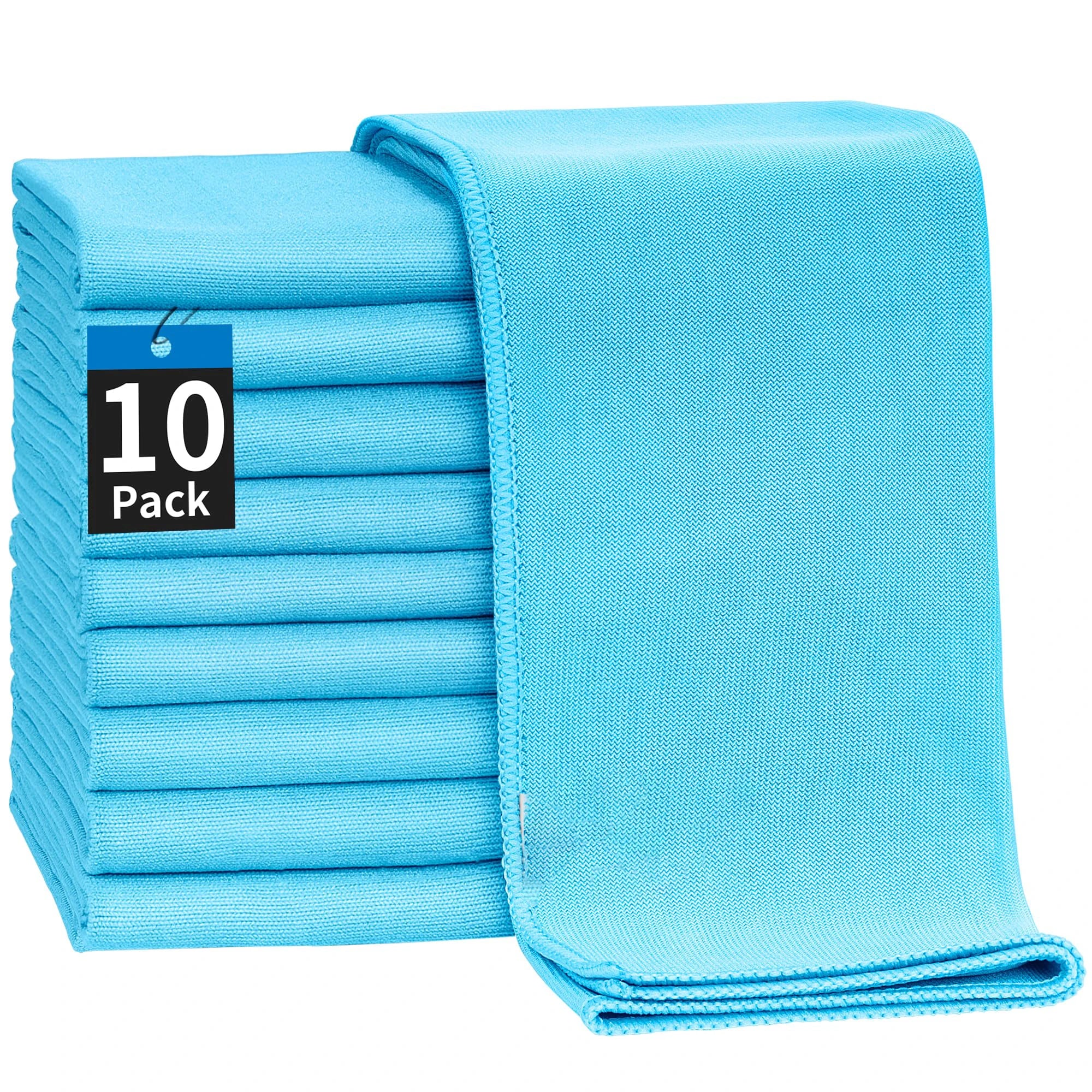 Hot Selling Customized Plain Style Shiny Glass Microfiber Cloth for Car Detailing and Cleaning