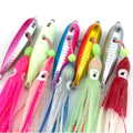Bottomship 40g-200g Saltwater Fishing Lure Artificial Bait Metal Head Skirts Lures Octopus Slow Jig Lures Inchiku Squid Lures