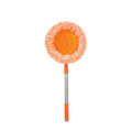 Electrostatic Dust Removal Dual-Use Wet & Dry Aluminum Floor Mop with Sunflower Design High Durability