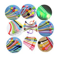 Rubber Cable Ties Soft Silicone Self-Locking Binding Strap Bundle Tool Key Chain Data Line Food Bag Storage Reusable Zip Ties