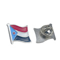 Custom Yemen Flag Enamel Pin Badge - Nickel Pins with Butterfly Clutch Back Customized Country Lapel Pin Soft Enamel Pins