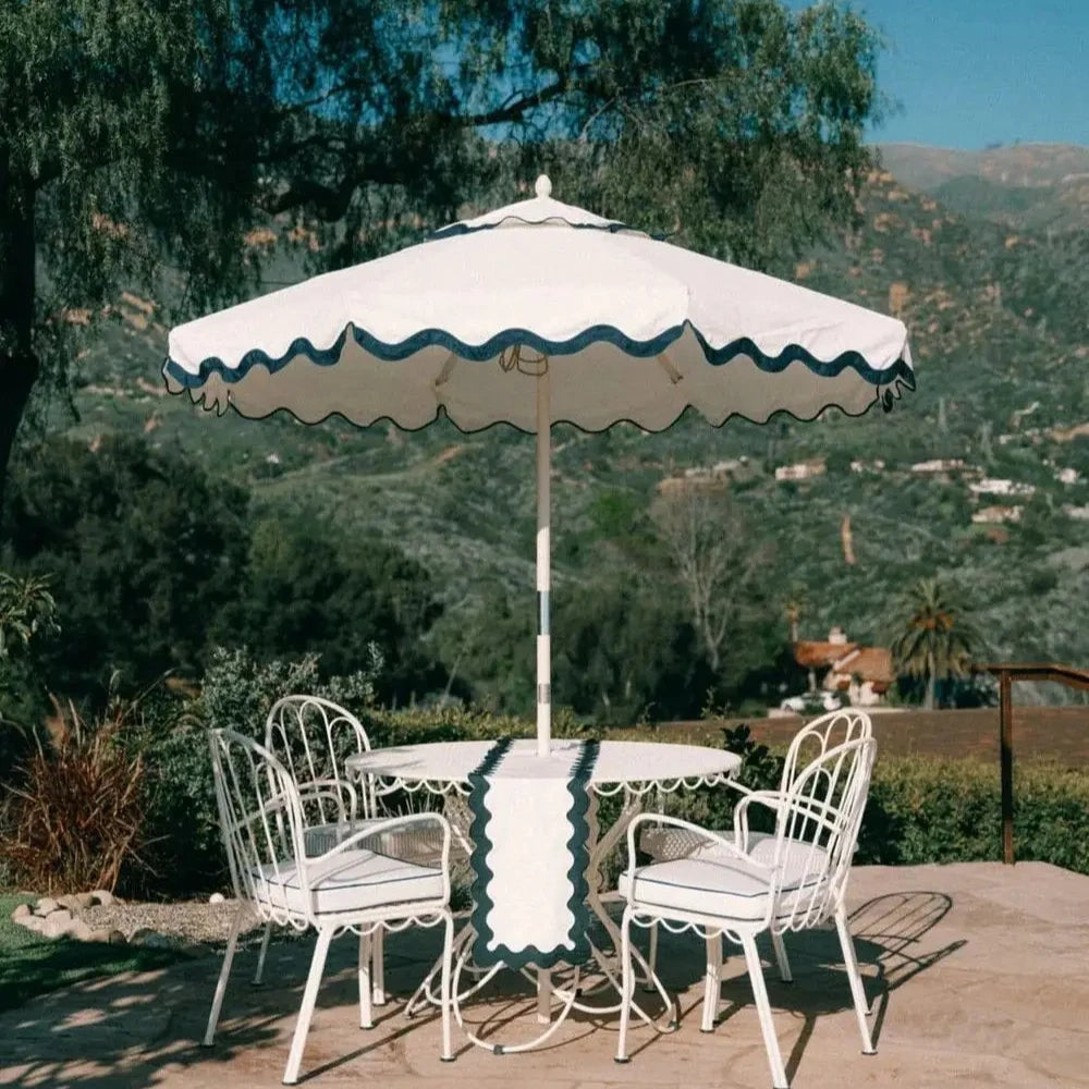 Give $500 Cash Coupon Modern Waterproof Hanging Parasol Umbrella Set with Granite Base for Outdoor Furniture Gym & Hotel Use