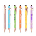 Wholesale Custom Logo Printed Metal Ballpoint Pens 1.0  mm Bulk Writing Promotional Personalized OEM